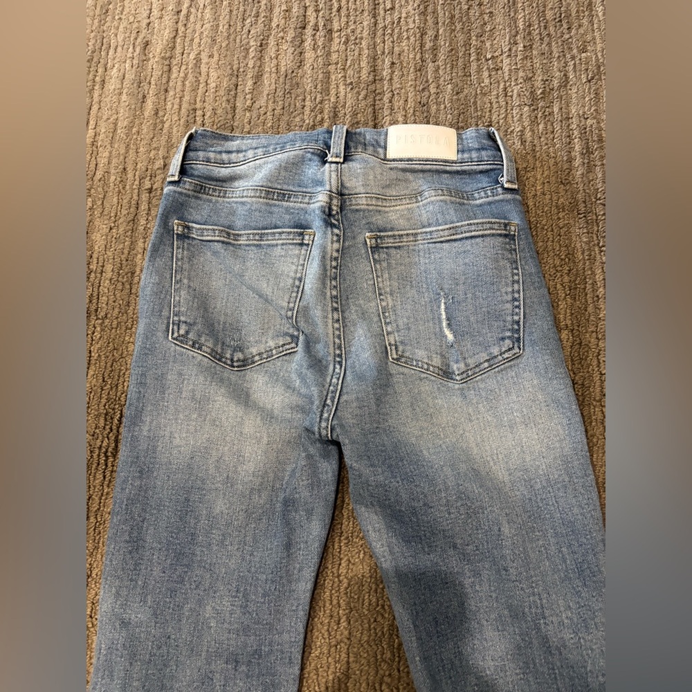 Pistola vintage blue denim straight leg flight boot jeans - Picture 13 of 15